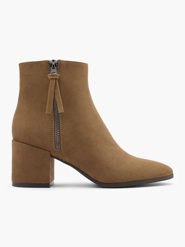 Graceland Ankelstøvle Beige Clearance