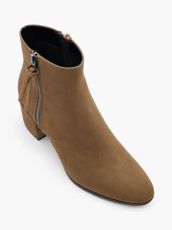 Graceland Ankelstøvle Beige Clearance