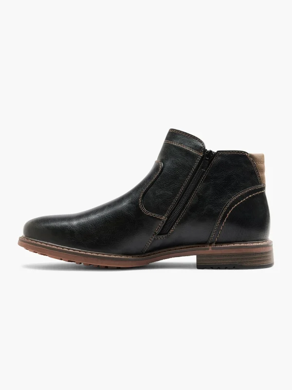 AM SHOE Ankelstøvle Sort Discount