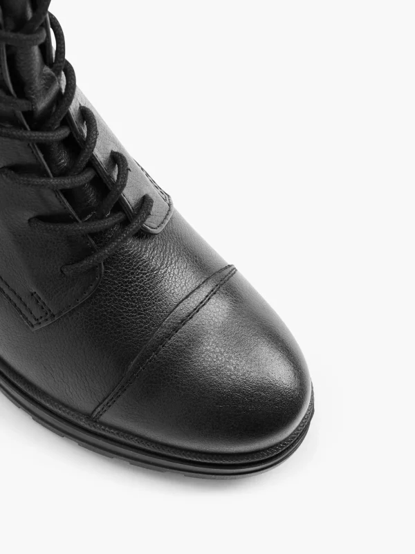 5th Avenue Ankelstøvle med snøre Sort Sale