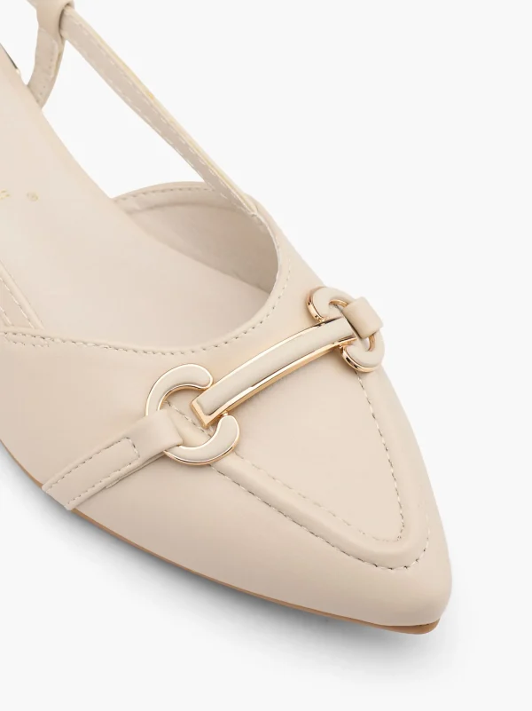 Claudia Ghizzani Ballerina Creme Clearance