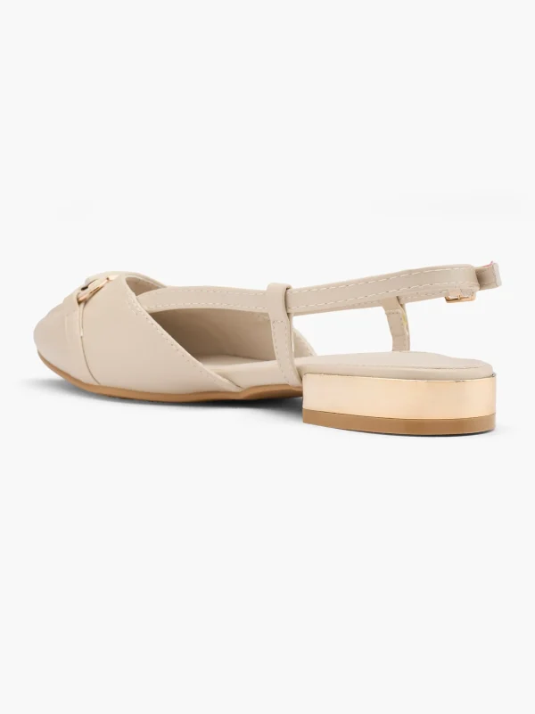 Claudia Ghizzani Ballerina Creme Clearance