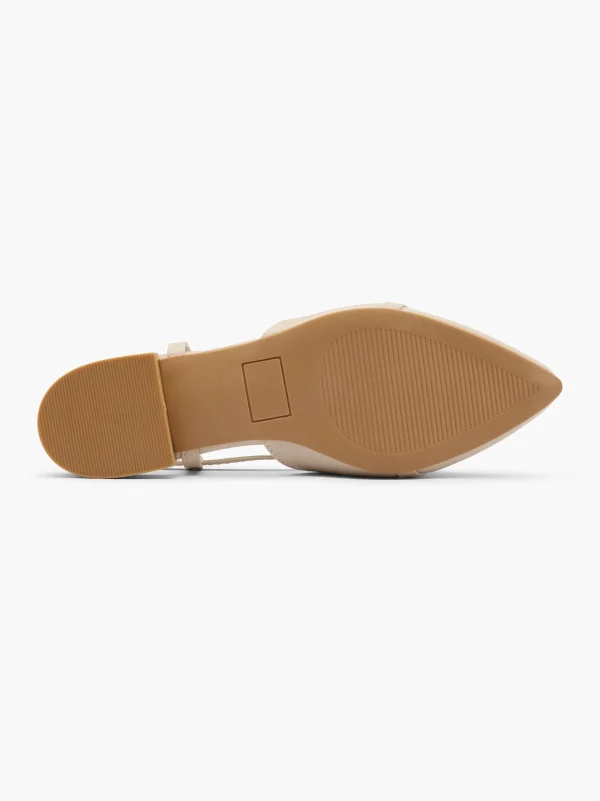 Claudia Ghizzani Ballerina Creme Clearance