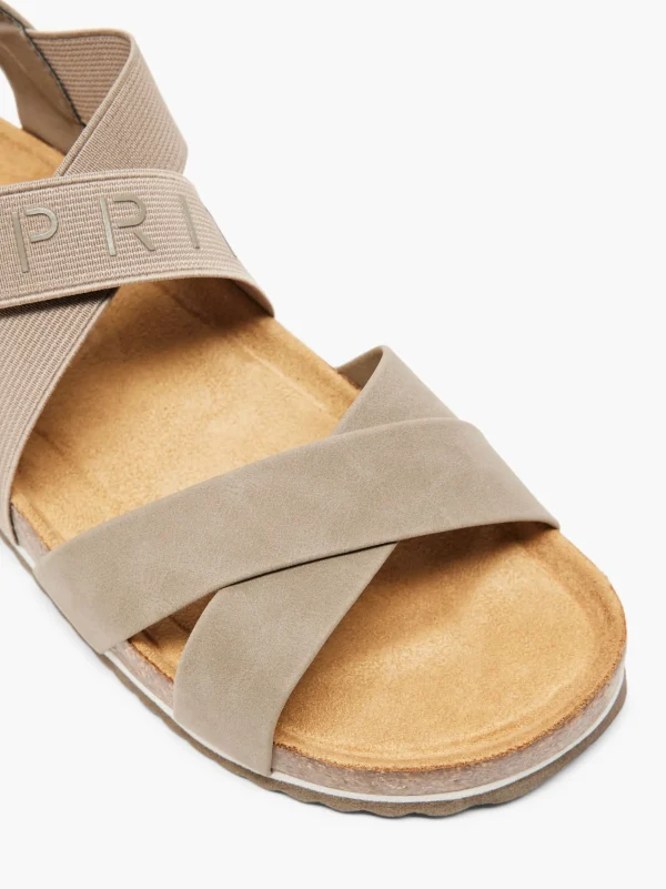 ESPRIT Biosandal Taupe Sale