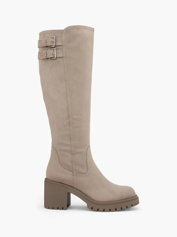 Graceland Bredskaftet støvle Taupe Clearance