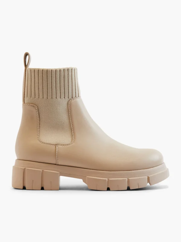 Catwalk Chelsea boot Beige New