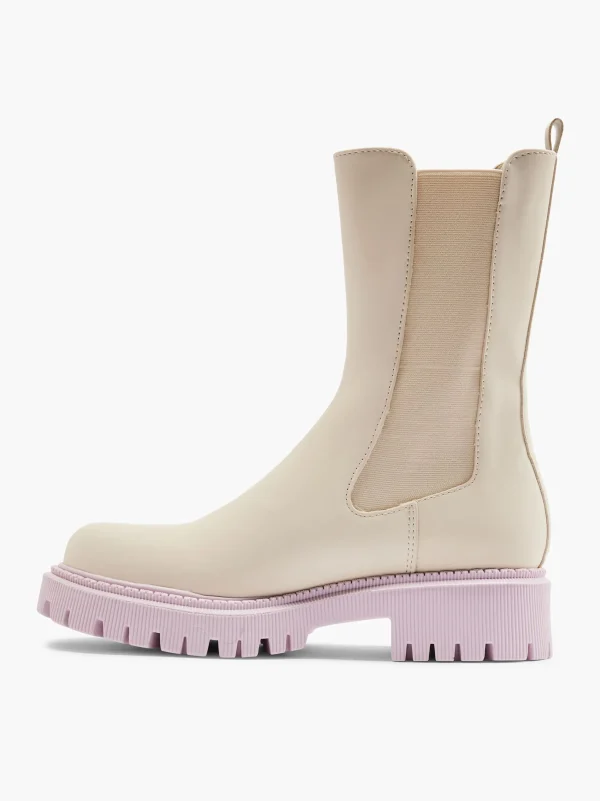 Catwalk Chelsea boot Beige New