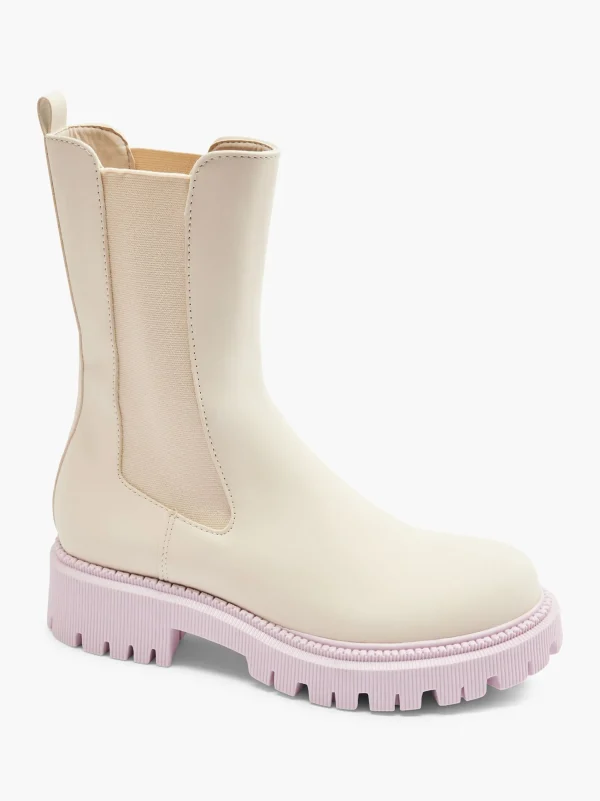 Catwalk Chelsea boot Beige New