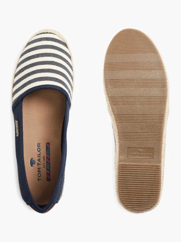 TOM TAILOR Espadrille Mørkeblå Sale