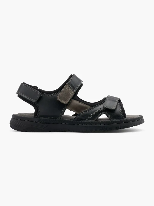 AM SHOE Fashion trekkingsandal Sort Fashion