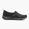 Skechers Flad sko Sort Discount