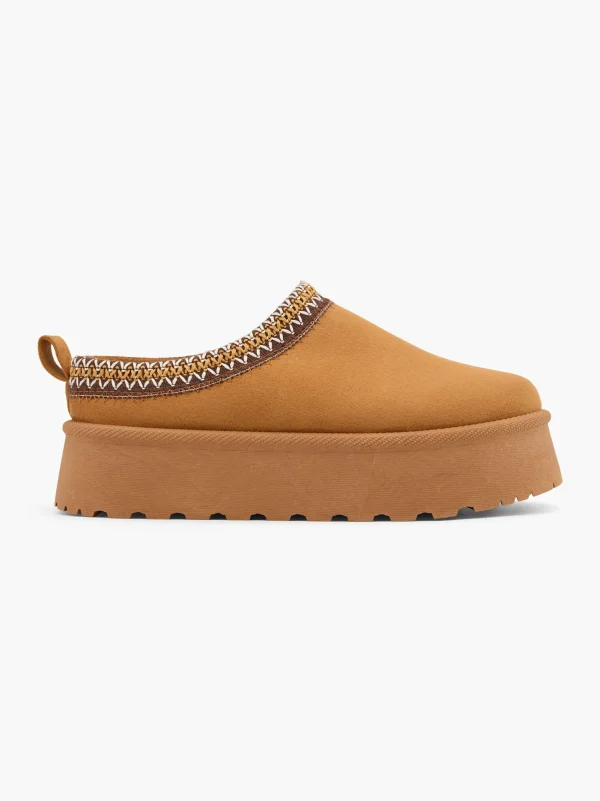 Graceland Forede hjemmesko Cognac Fashion