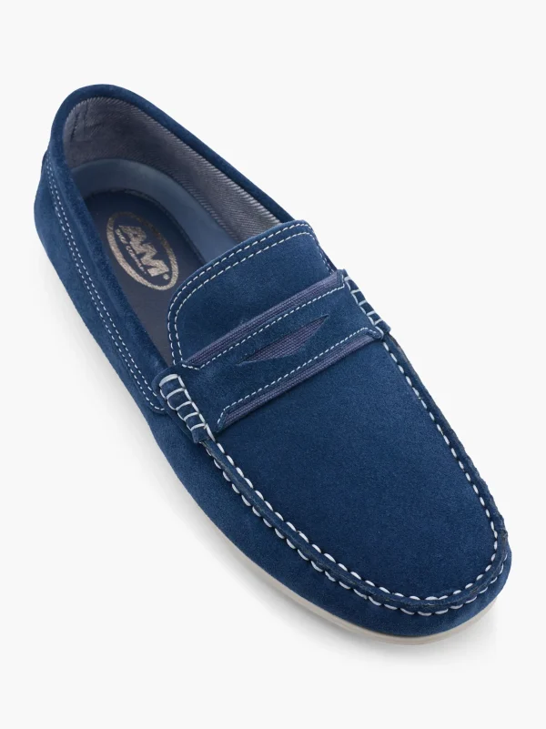 AM SHOE Loafer Blå Hot
