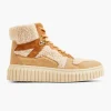 OXMOX Mid cut sneaker Beige Outlet