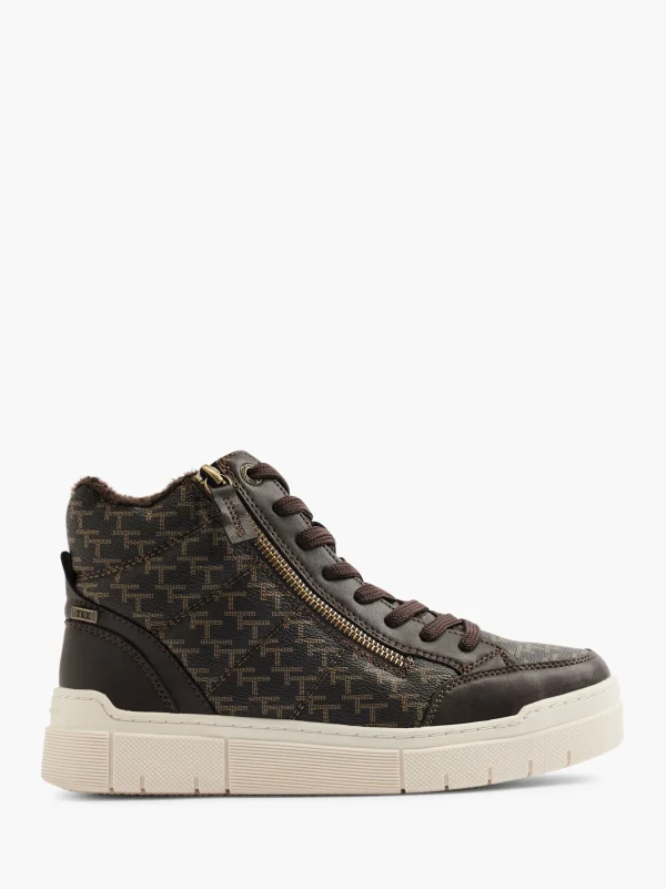 TOM TAILOR Mid cut sneaker Brun Best