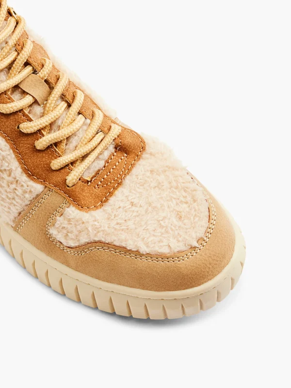 OXMOX Mid cut sneaker Beige Outlet