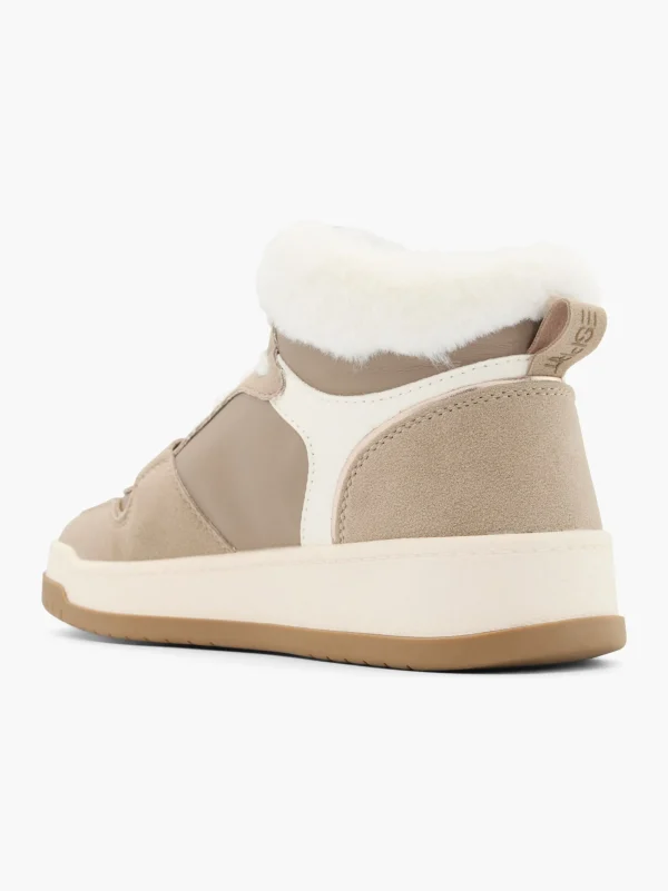 ESPRIT Mid cut sneaker Taupe Outlet