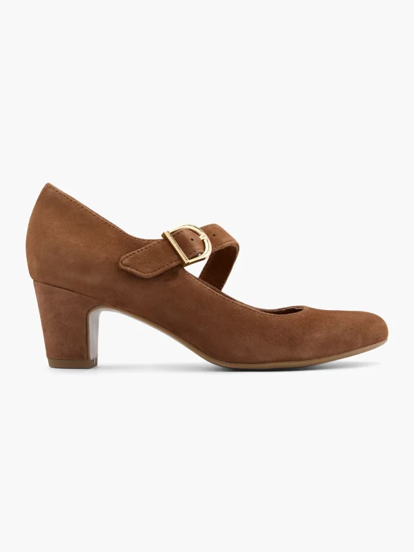 5th Avenue Pump med spænde Brun Clearance