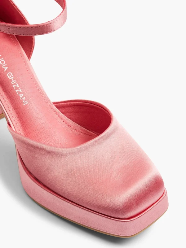 Claudia Ghizzani Pump med spænde Pink New
