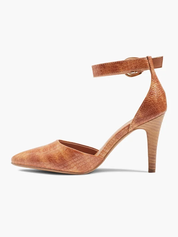 Catwalk Pump med spænde Cognac New