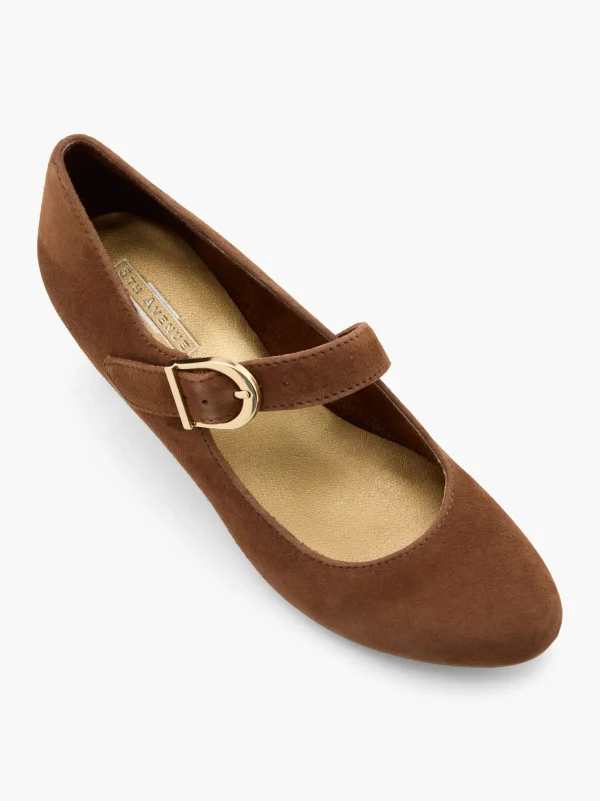 5th Avenue Pump med spænde Brun Clearance