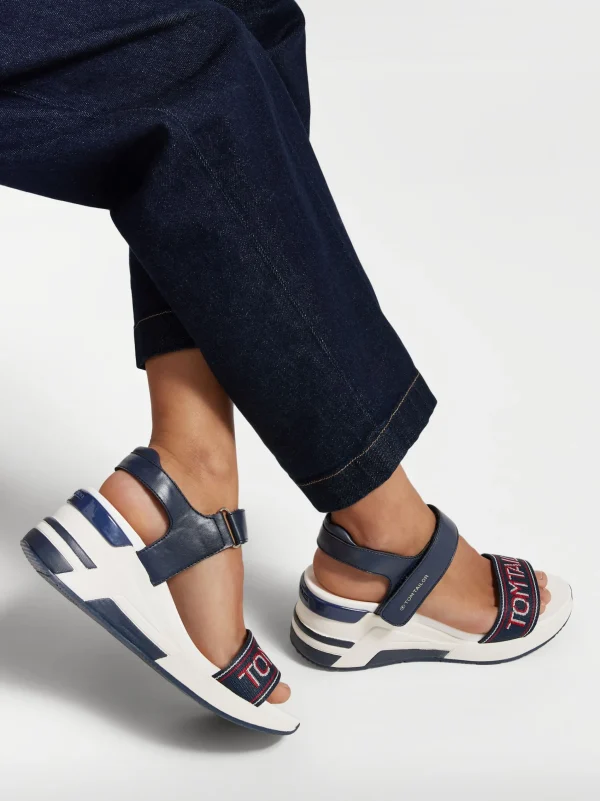 TOM TAILOR Sandal Mørkeblå Sale