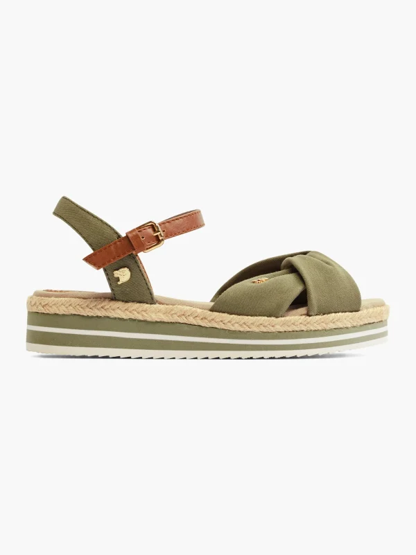 TOM TAILOR Sandal Khaki Hot