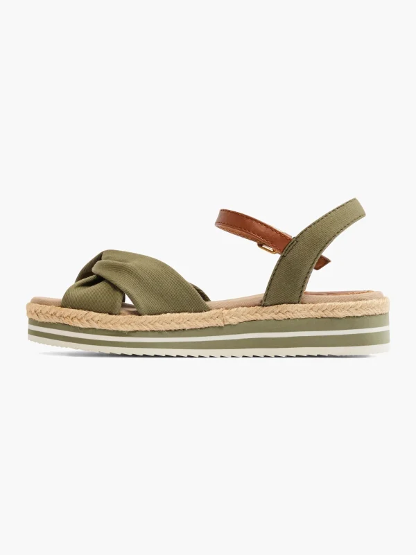 TOM TAILOR Sandal Khaki Hot