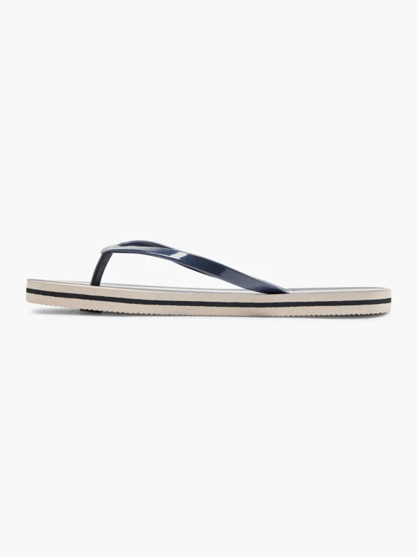 Vero Moda Sandal med tå-split Mørkeblå Hot