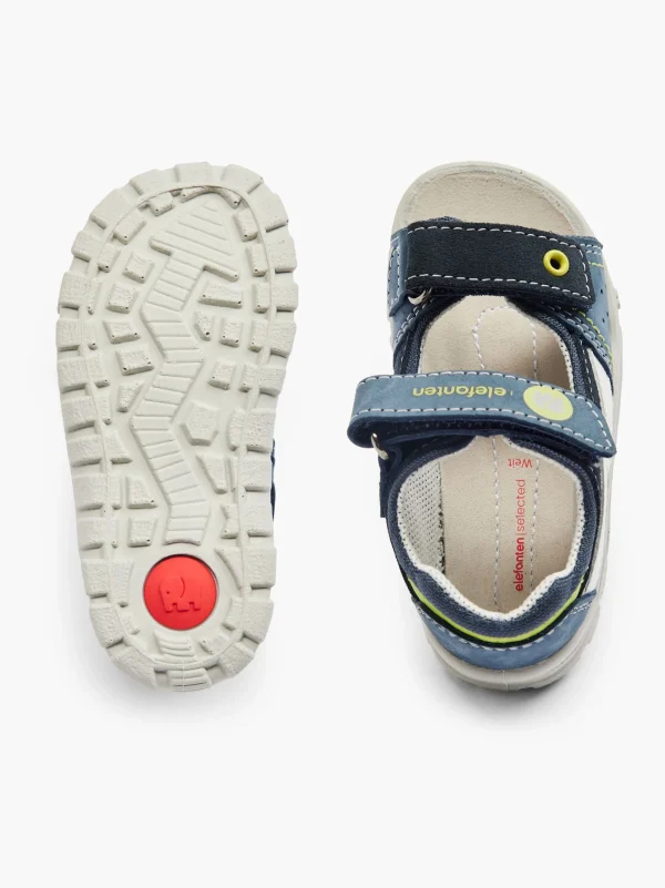 elefanten Sandal med tå-split Mørkeblå Clearance