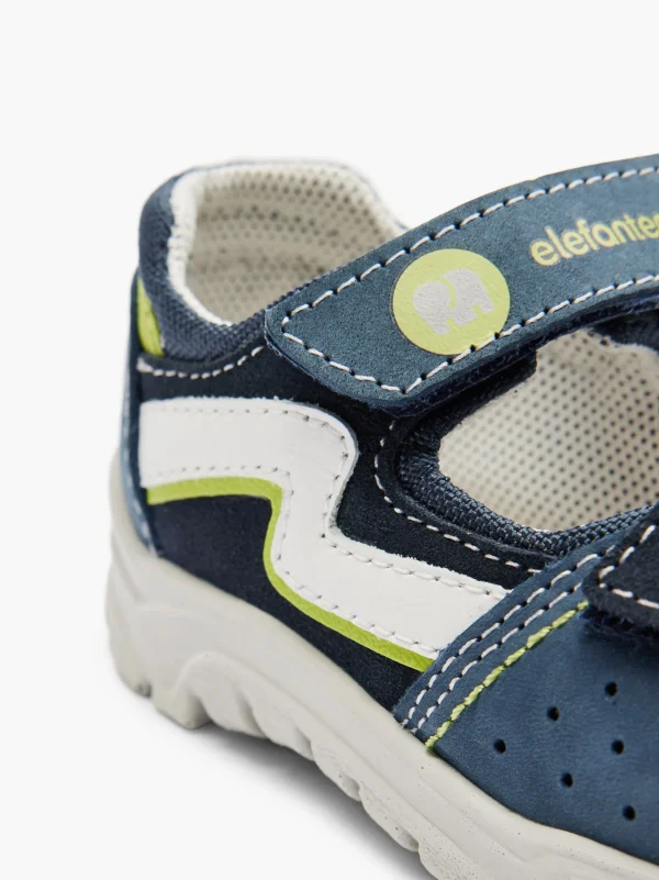 elefanten Sandal med tå-split Mørkeblå Clearance