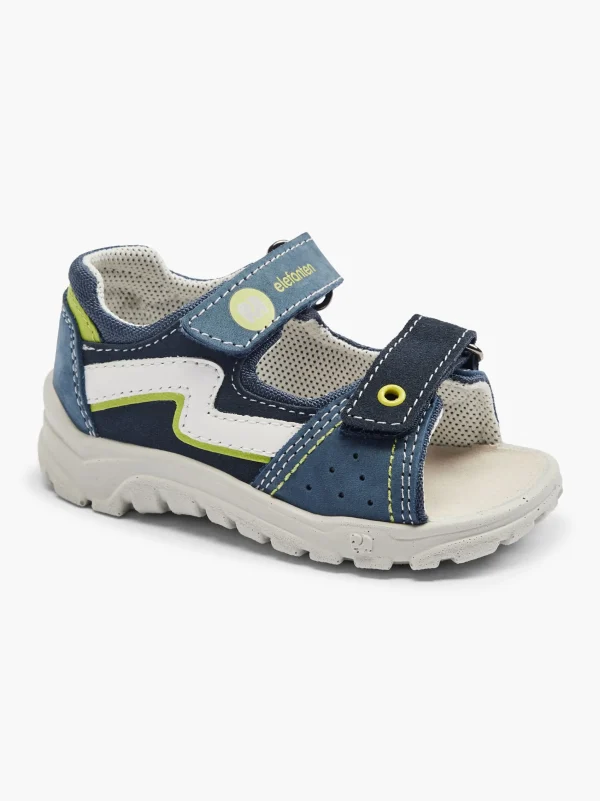 elefanten Sandal med tå-split Mørkeblå Clearance