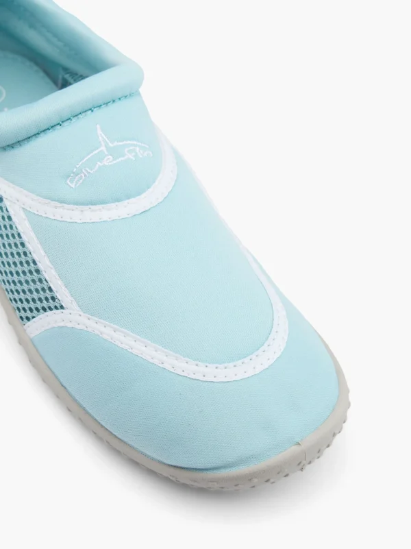 Blue Fin Slides & badesko Blå Clearance