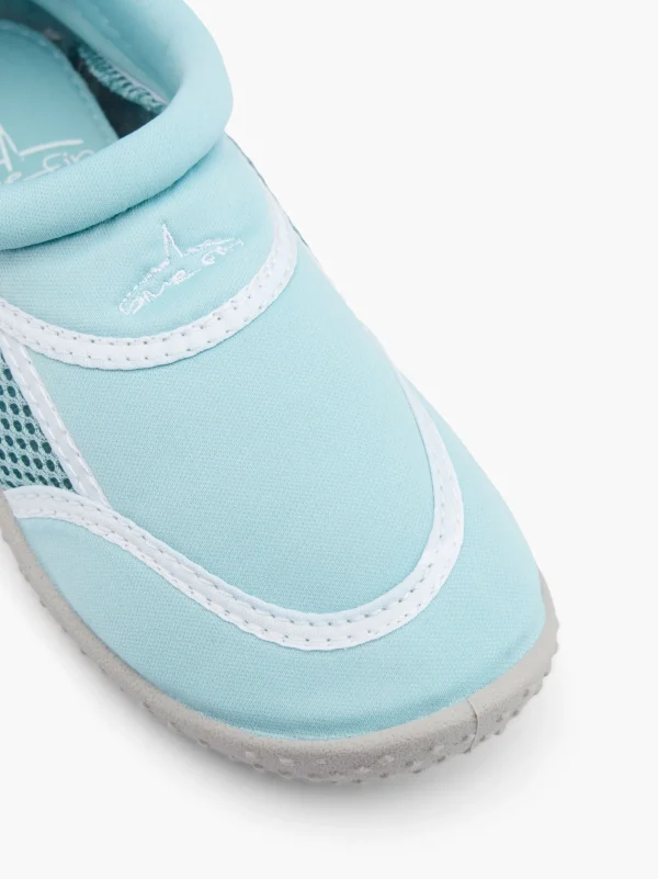 Blue Fin Slides & badesko Blå Discount
