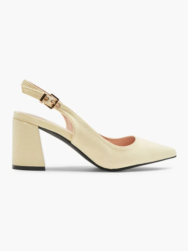 Catwalk Slingback pump Gul Outlet