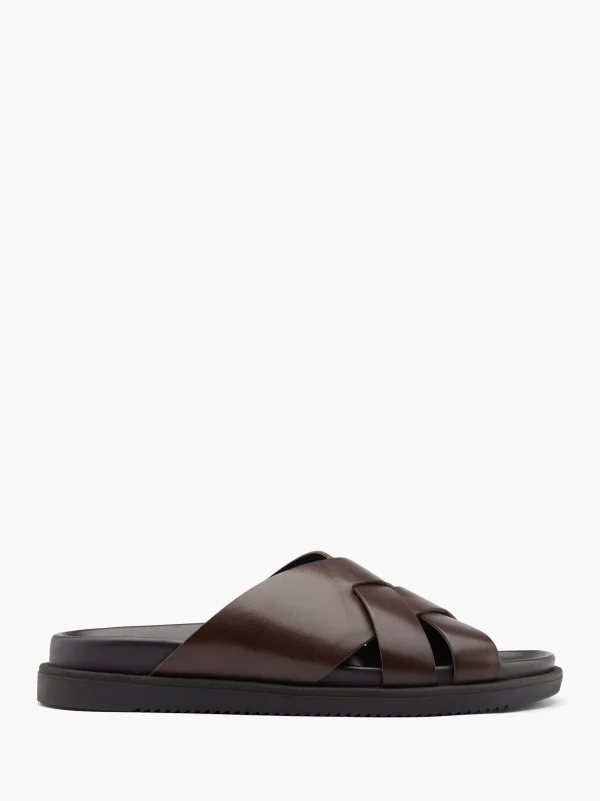 AM SHOE Slip in sandal Brun Clearance