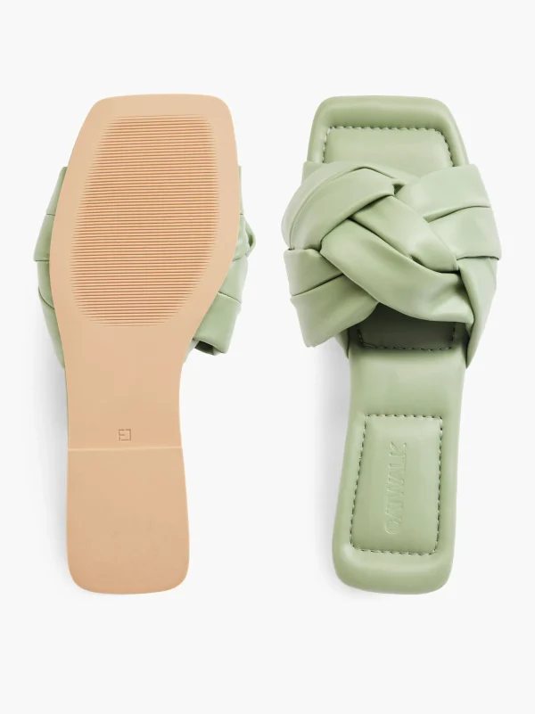 Catwalk Slip in sandal Khaki Best