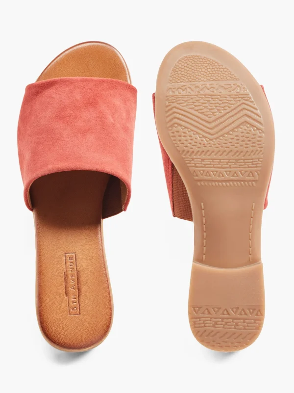 5th Avenue Slip in sandal Rød Sale
