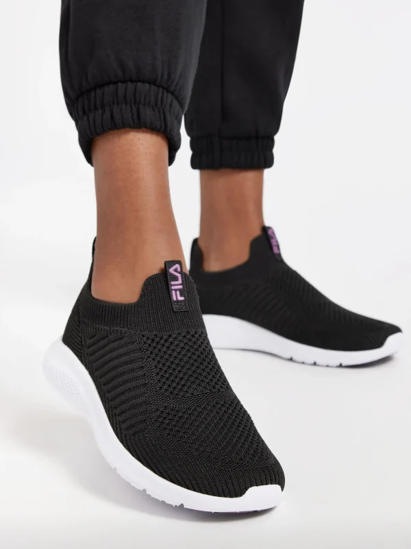 FILA Slip on sneaker Sort Clearance