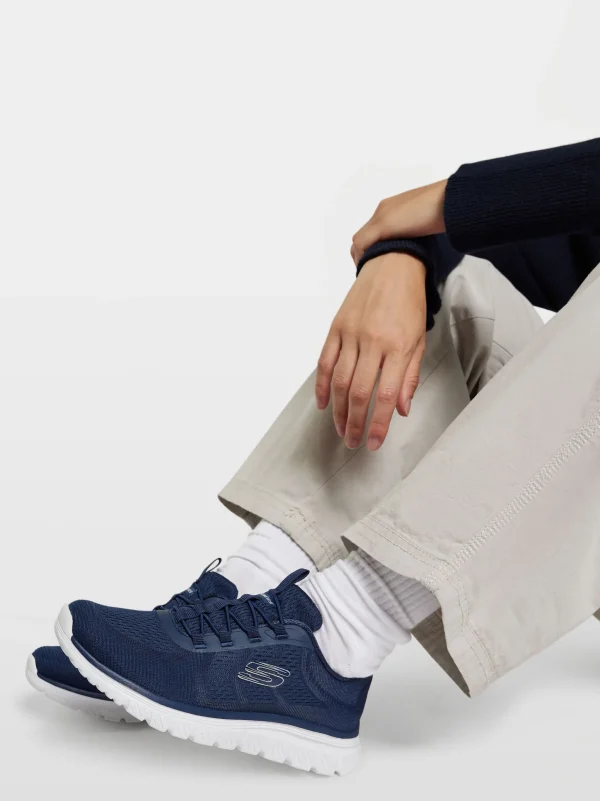 Skechers Slip on sneaker Blå Best