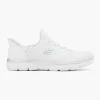 Skechers Slip on sneaker Hvid Outlet