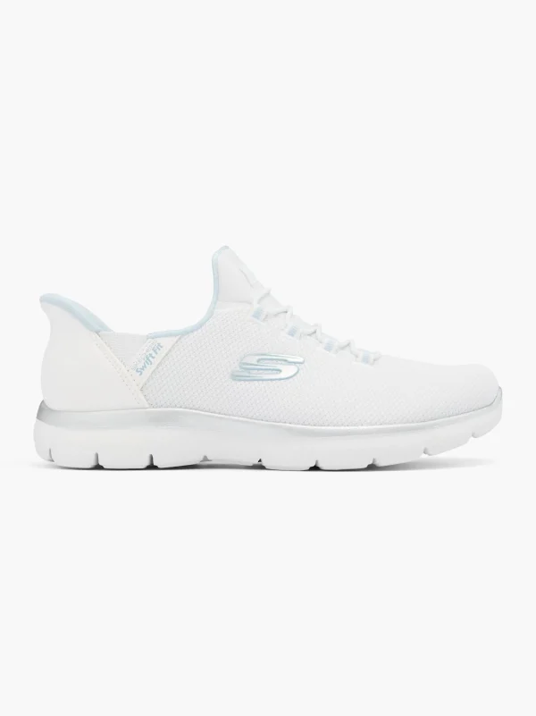 Skechers Slip on sneaker Hvid Outlet