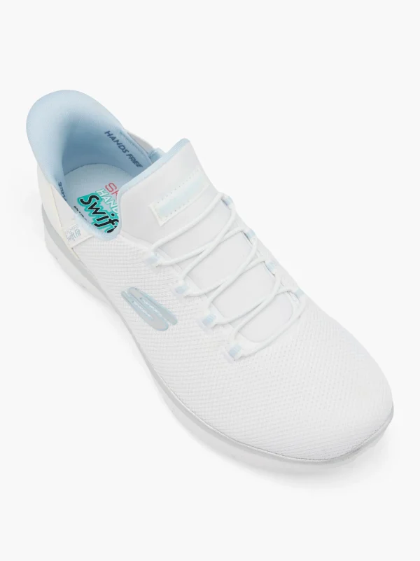 Skechers Slip on sneaker Hvid Outlet