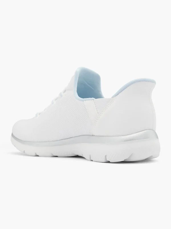Skechers Slip on sneaker Hvid Outlet