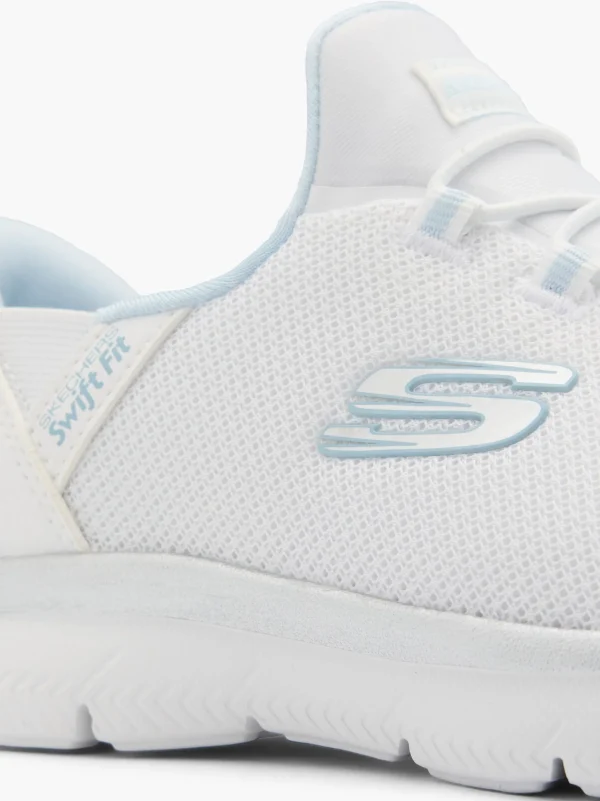 Skechers Slip on sneaker Hvid Outlet
