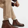 AM SHOE Snørestøvle Brun Online