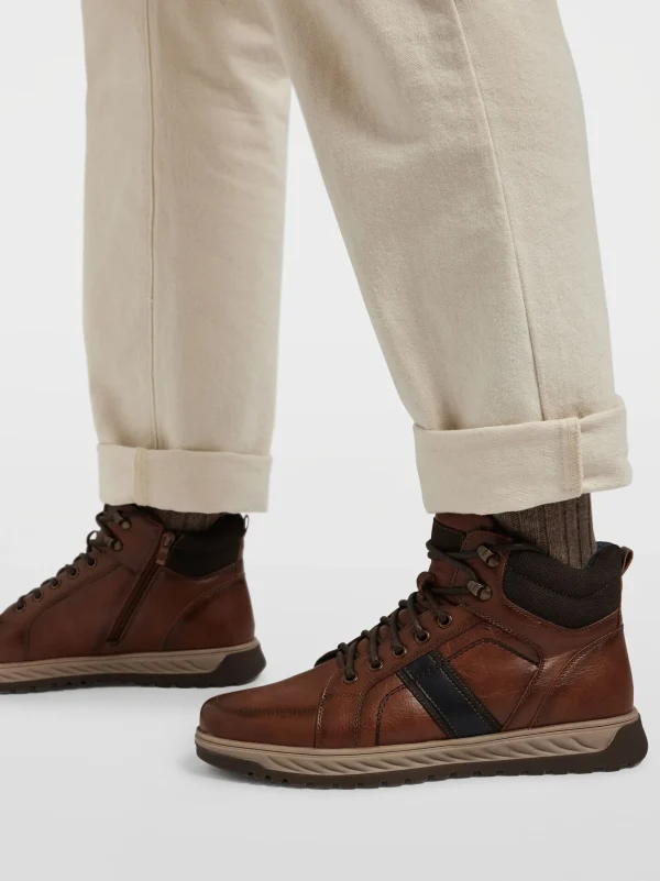 AM SHOE Snørestøvle Cognac Clearance