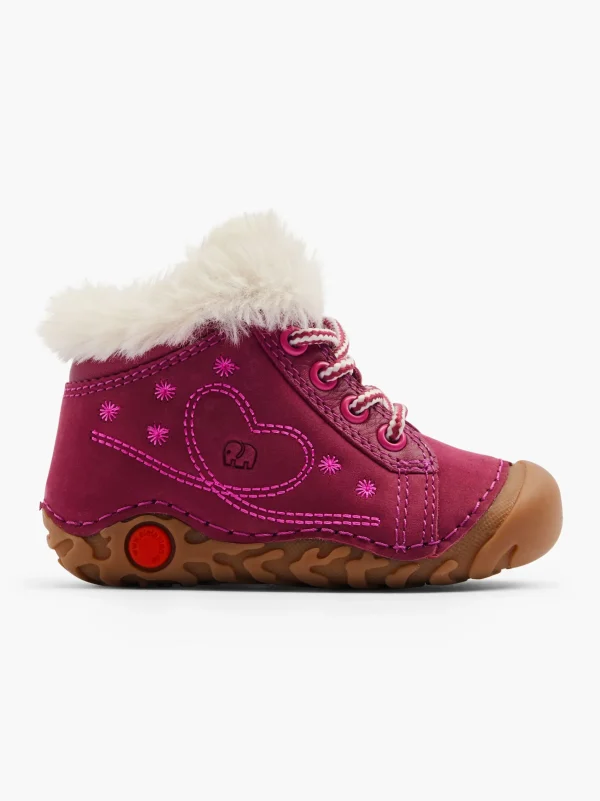elefanten Snørestøvle Pink New