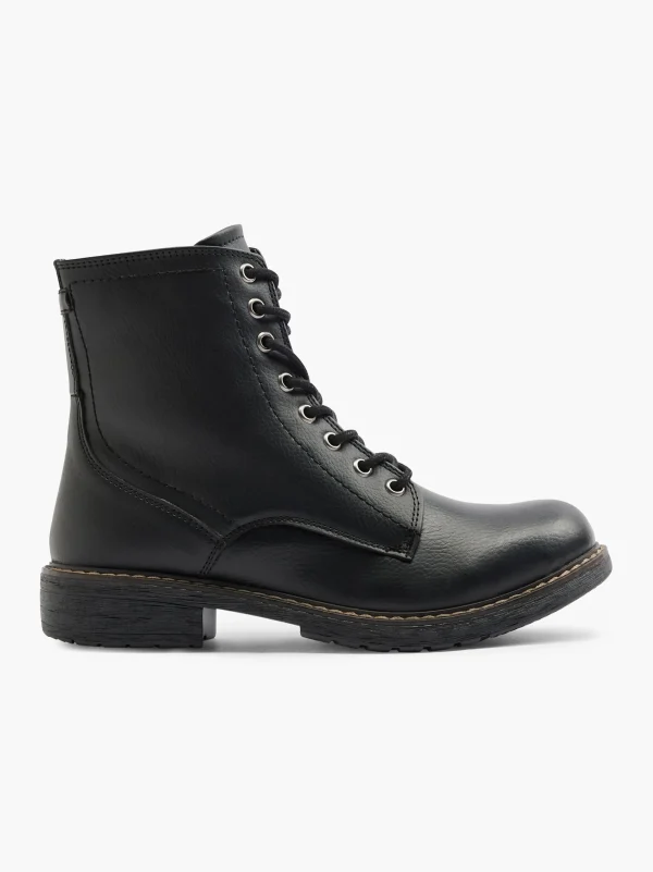 Graceland Snørestøvle Sort Clearance