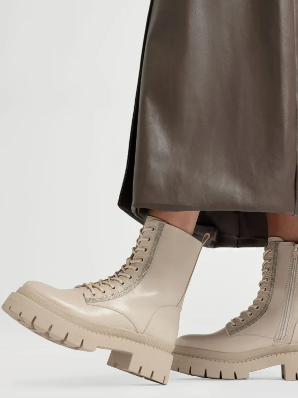 Catwalk Snørestøvle Beige Hot